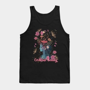 Cochlear Beauty | Cochlear Implant | Deaf Tank Top